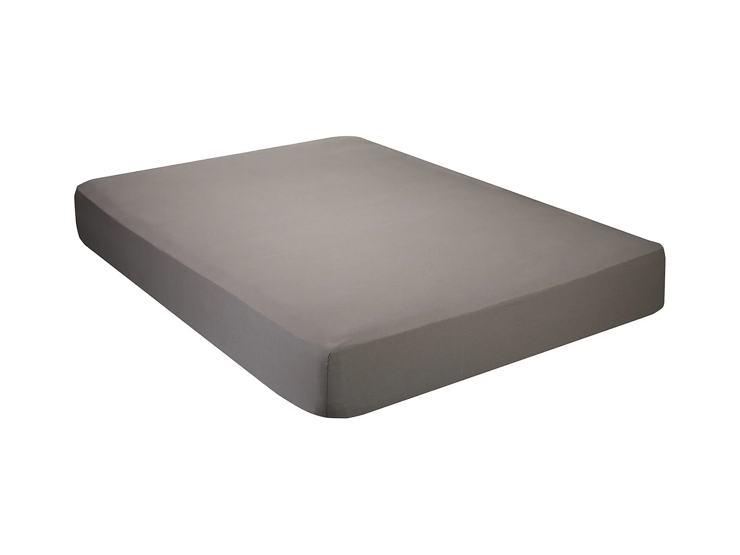 Hoeslaken van 100% ademend katoen grijze kleur