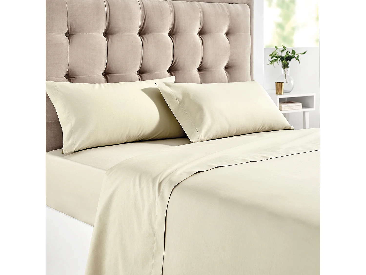 Lençol de baixo 135 x 200 cm | PIKOLIN HOME | 100% Algodão | Transpirável | 140 fios