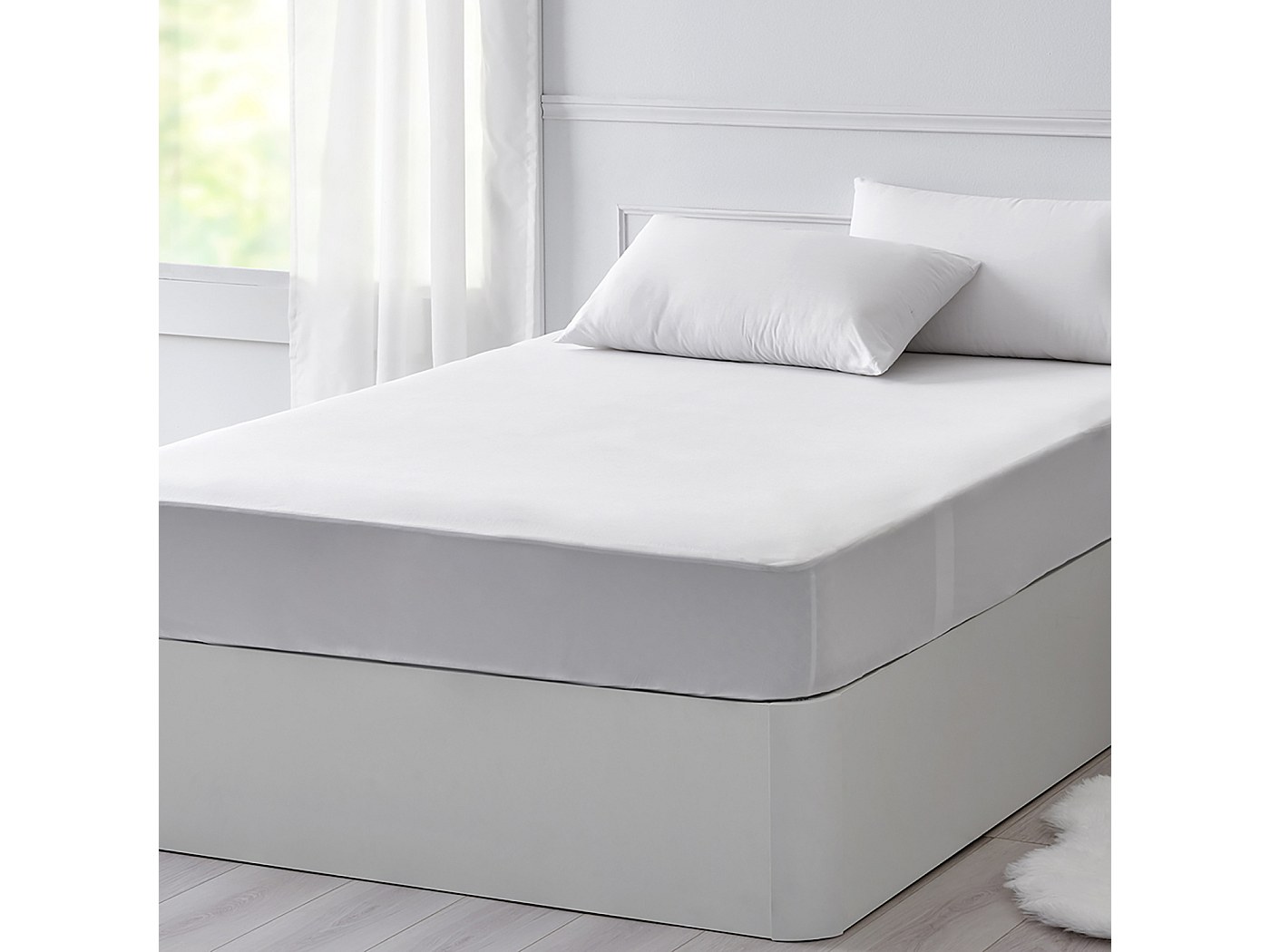 BabyCalin - Set 2 Lenzuola Con Angoli Bianco/Verde Per Lettino 70x140 Cm (Morbide E Lavabili)