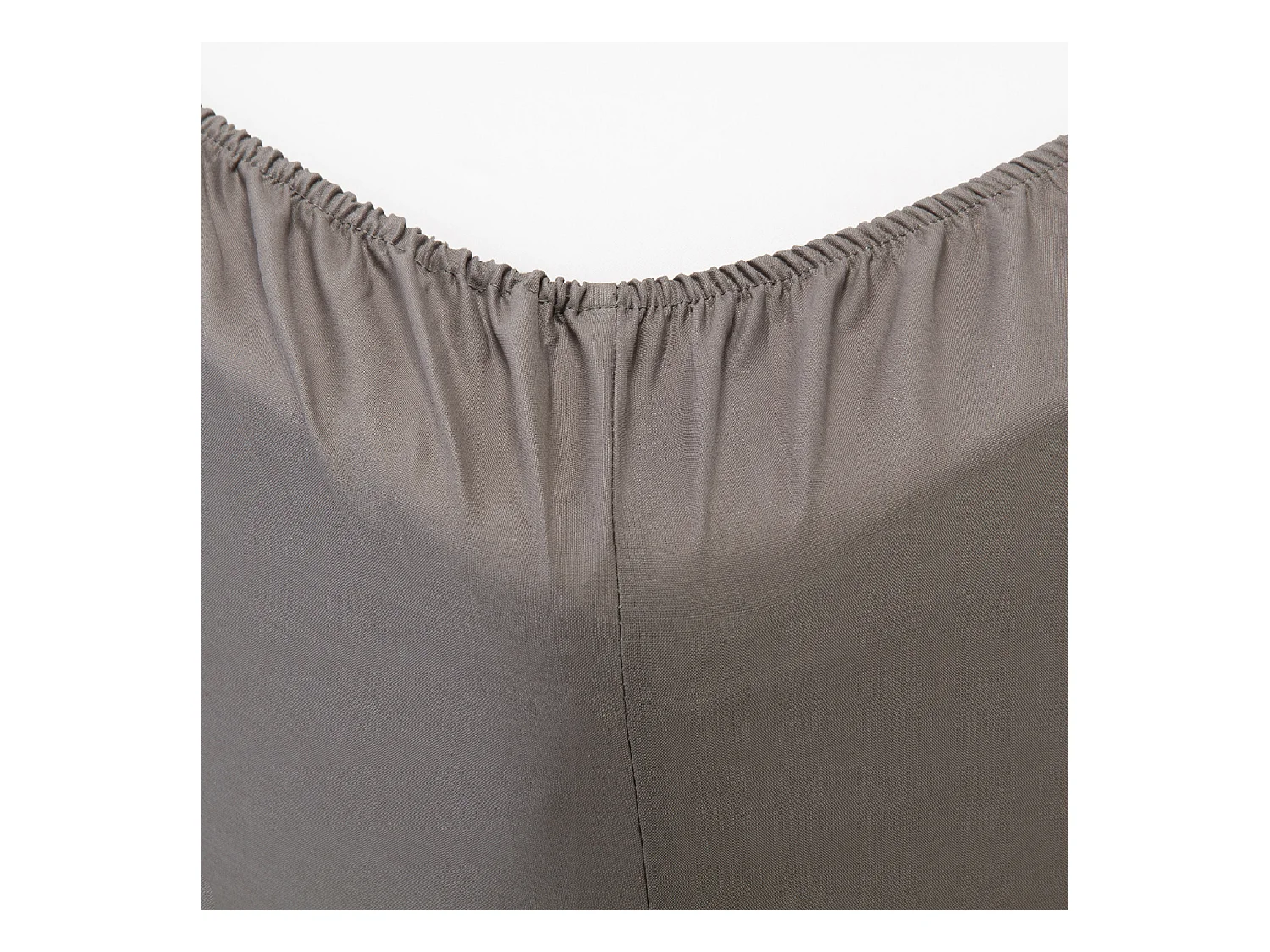 Hoeslaken van 100% ademend katoen grijze kleur