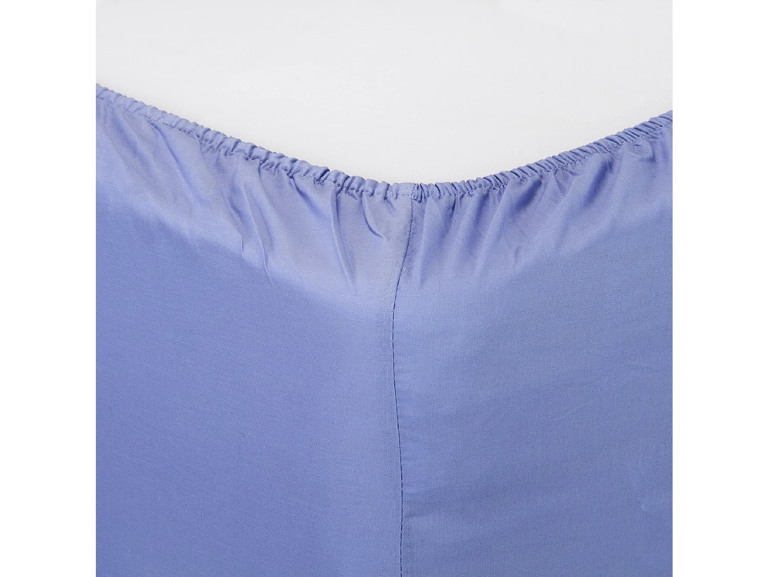 Drap-housse élastique 100 % coton respirant Bleu clair