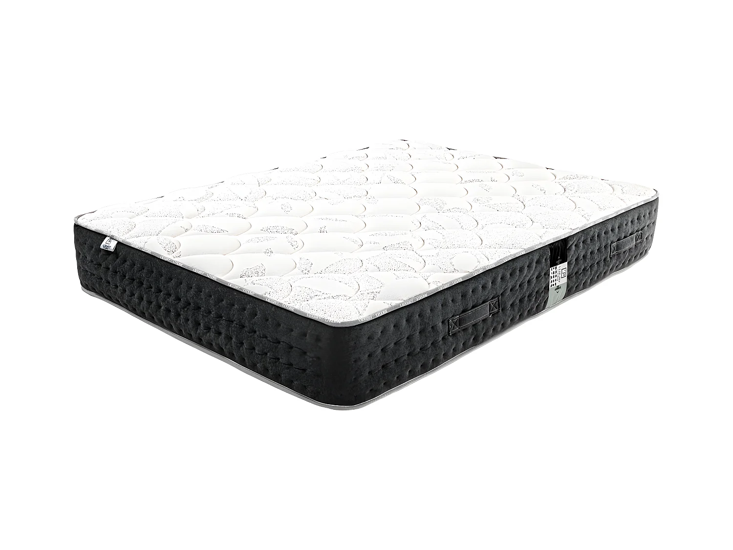 Ensemble Matelas 160x200 cm, Sérénité, 27 cm + sommier beige + 2 oreillers + couette