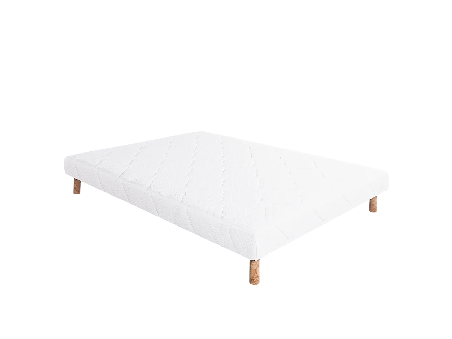 Ensemble Matelas 140x200 cm, Relaxation, 26 cm + sommier blanc