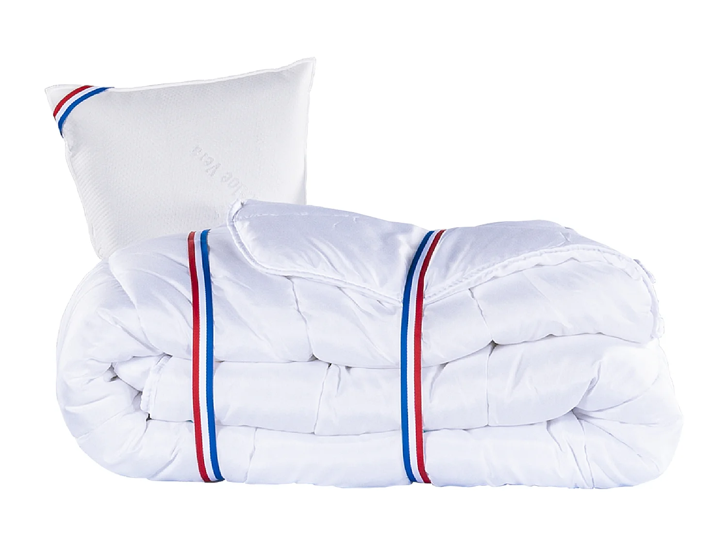 Ensemble Matelas 90x190 cm, Purlux, 26 cm + sommier blanc + oreiller + couette