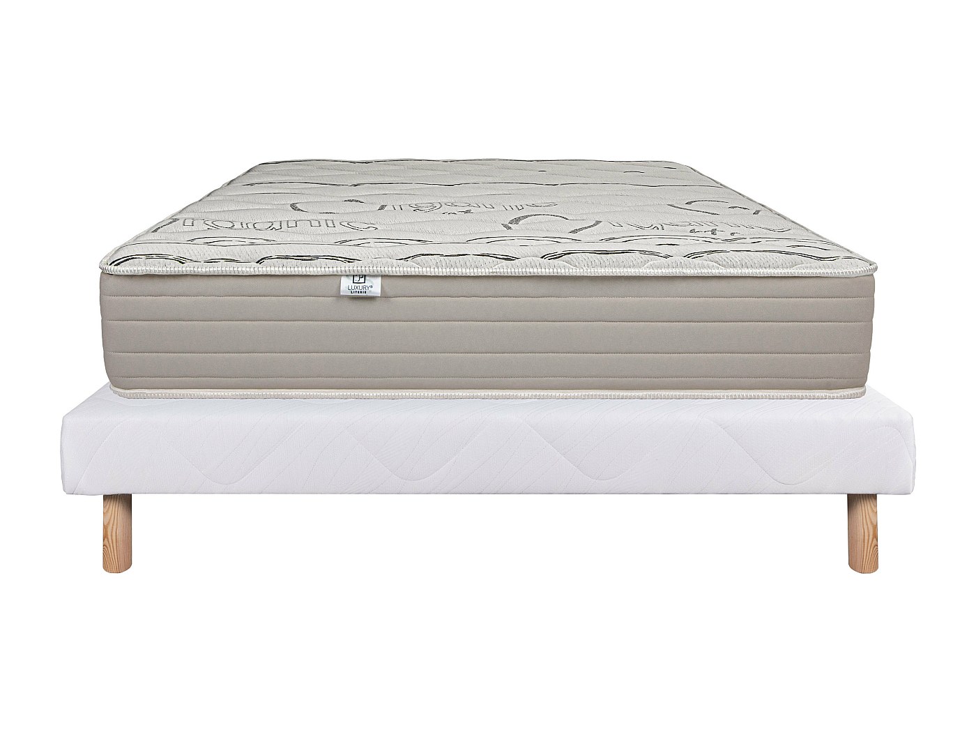 DUÉRMETE ONLINE Pack lit électrique articulé renforcé Ergomax Matelas viscoélastique Dorsal