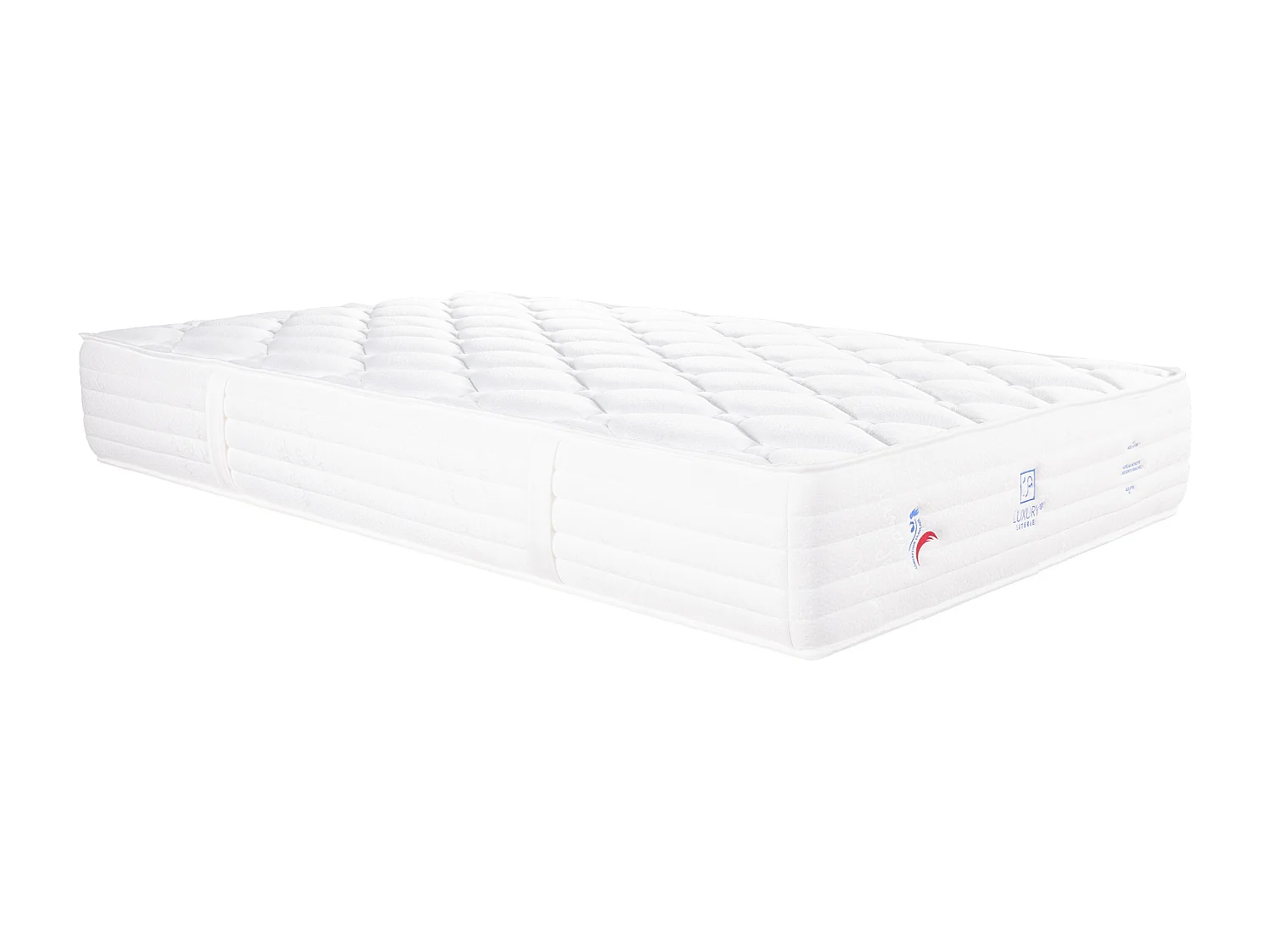 Ensemble Matelas 90x190 cm, Patriote Mousse, 27 cm + sommier gris