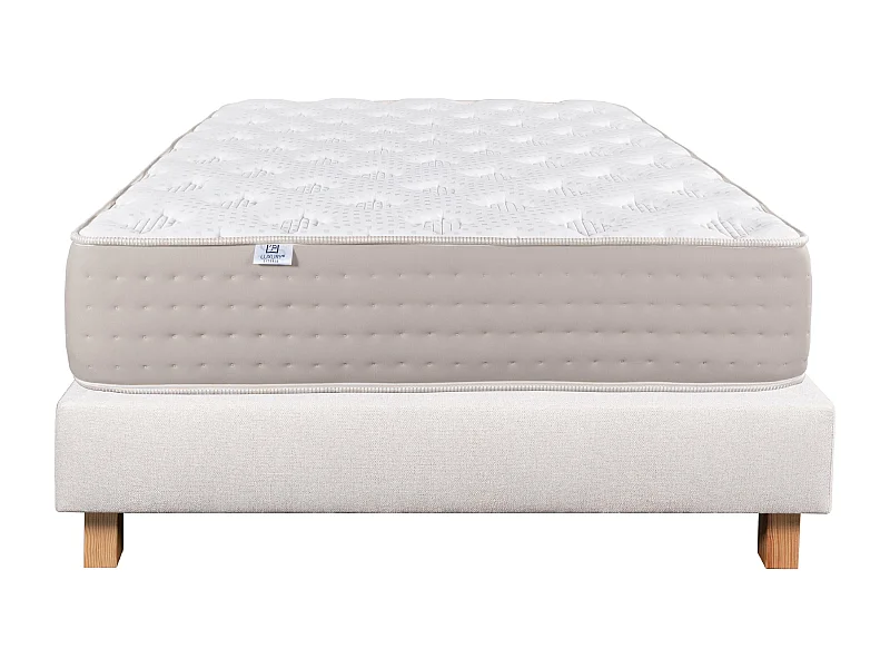 Ensemble Matelas 140x190 cm, Dreamlux, 26 cm + sommier beige