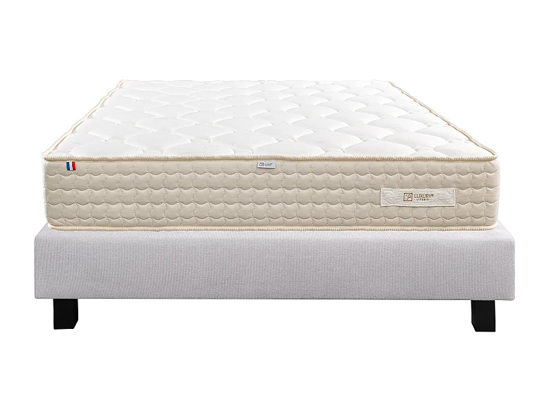Ensemble Matelas 90x190 cm, Sublime, 20 cm + sommier gris