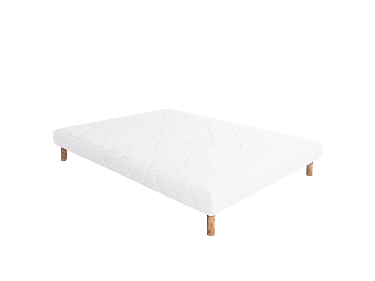 Ensemble Matelas 140x200 cm, Zen, 20 cm + sommier blanc