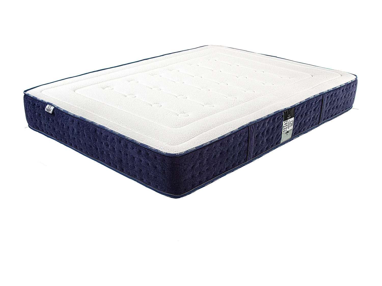 Ensemble Matelas 140x190 cm, Nuage, 24 cm + sommier beige