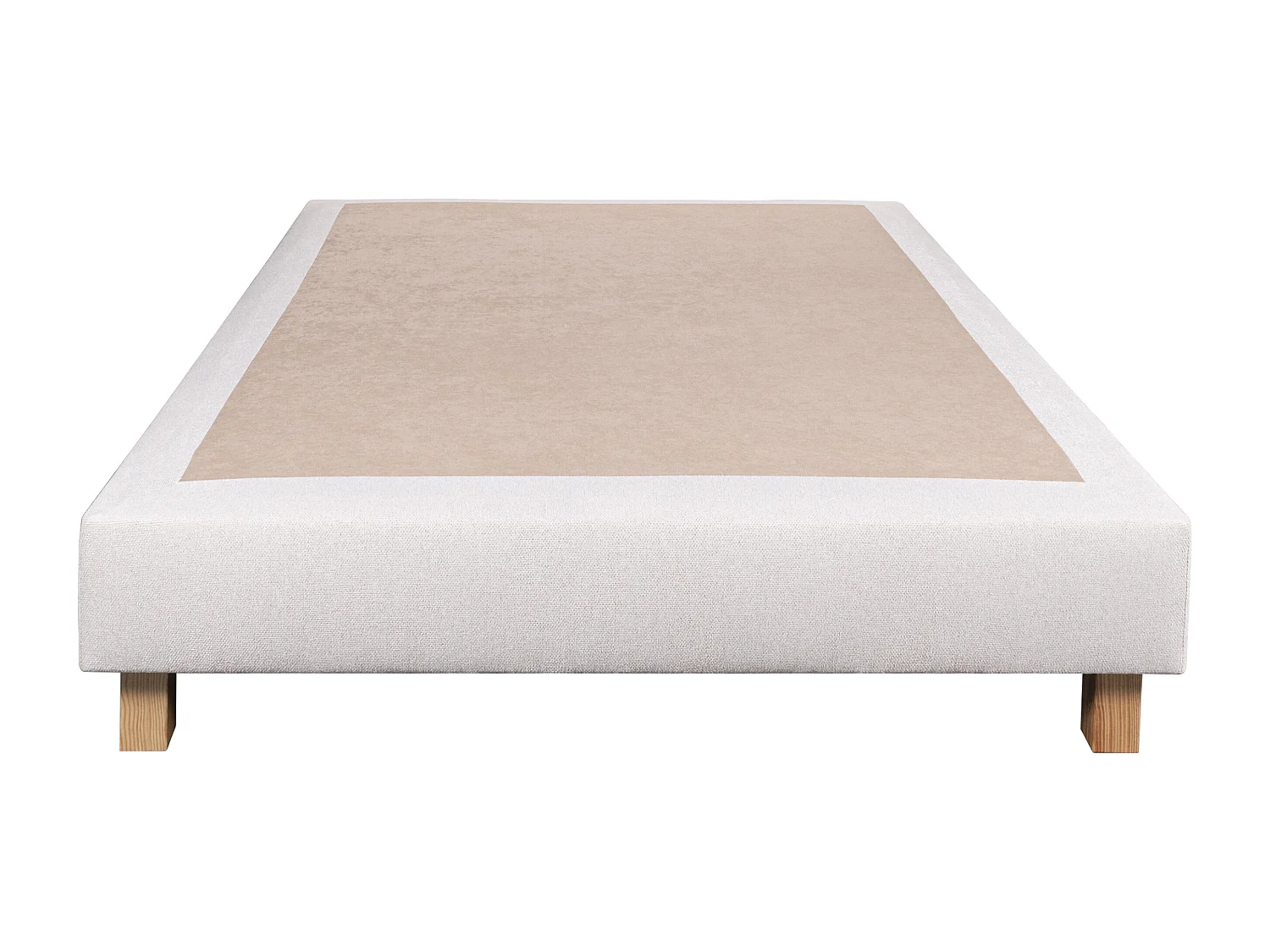 Ensemble Matelas 140x200 cm, Sleeplux, 26 cm + sommier beige + 2 oreillers + couette