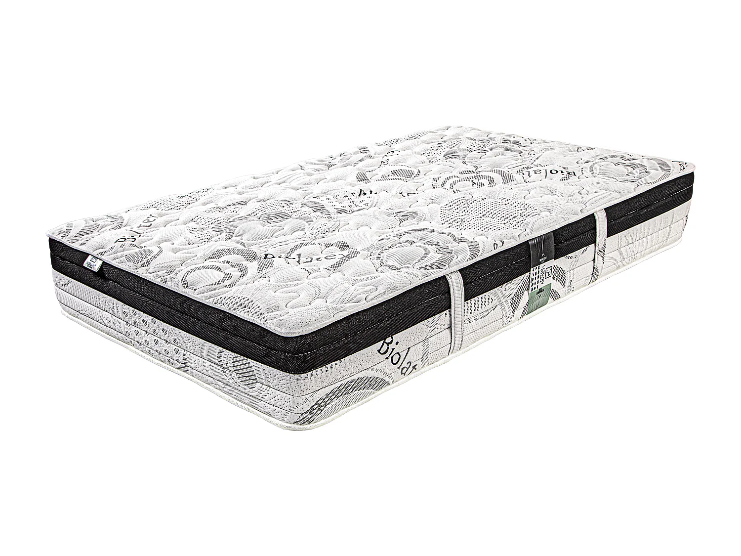 Ensemble Matelas 90x190 cm, Sleeplux, 26 cm + sommier beige + oreiller + couette + TDL