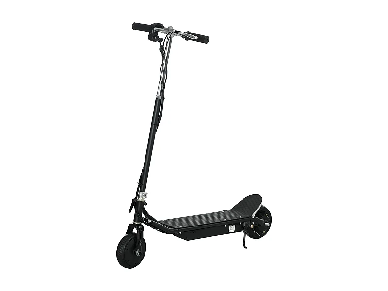 Trottinette électrique 150 W pliable réglable enfant 7-14 ans 14 Km/h max. autonomie 8 Km max. noir