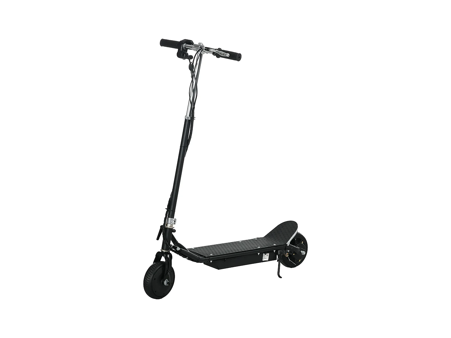 Trottinette électrique 150 W pliable réglable enfant 7-14 ans 14 Km/h max. autonomie 8 Km max. noir