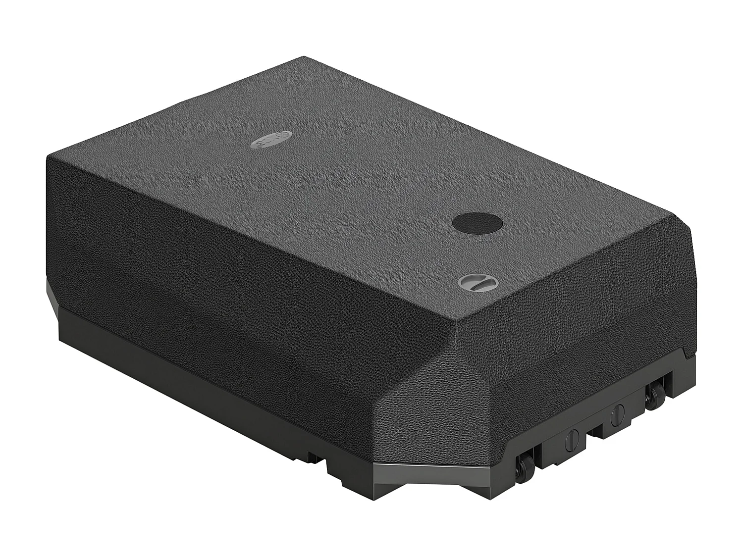 Pied de parasol déporté 90L avec pied en croix plastique noir