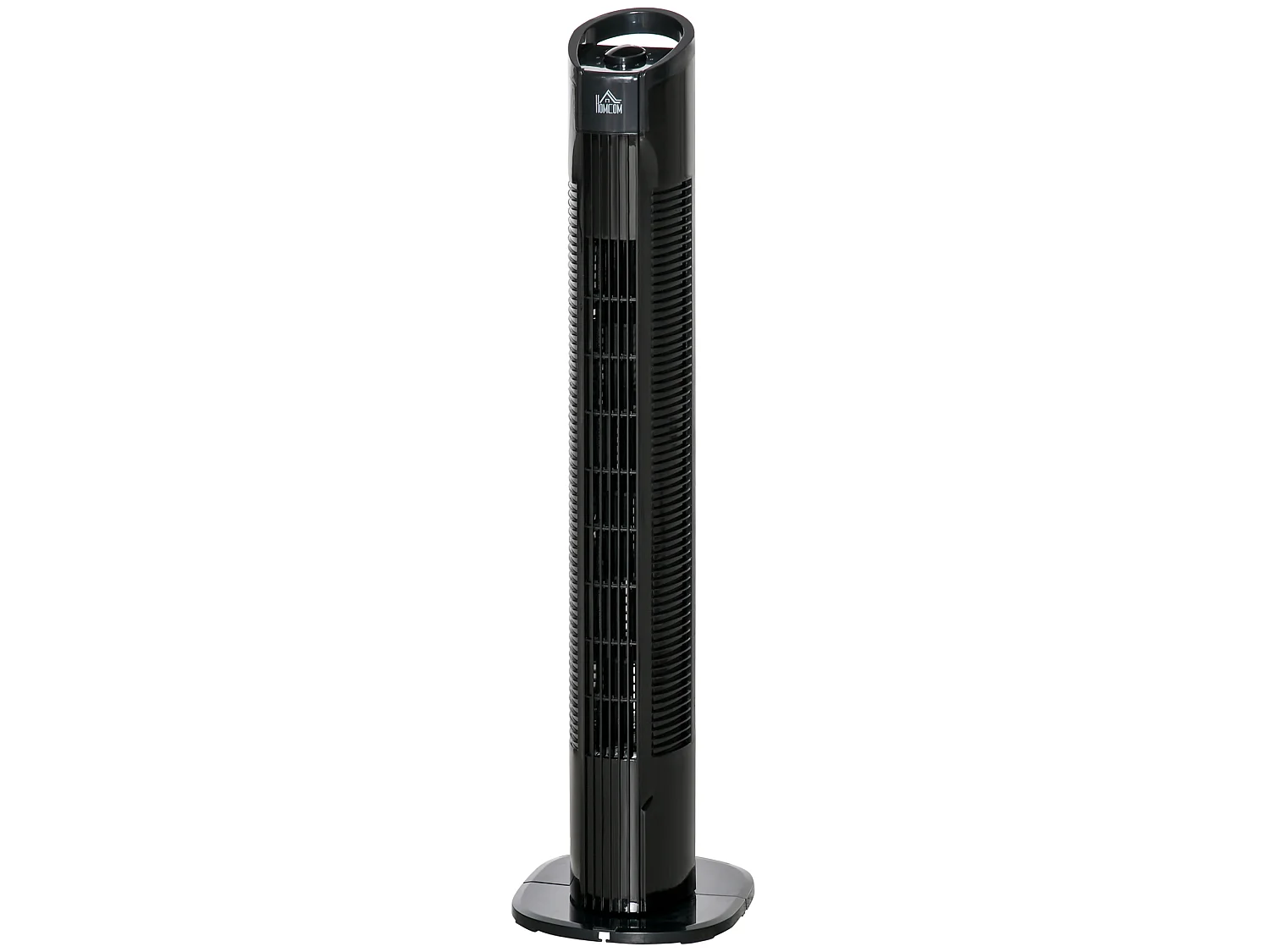 Ventilateur colonne tour oscillant silencieux 50W 3 vitesses Ø 20 x 78,5H cm noir