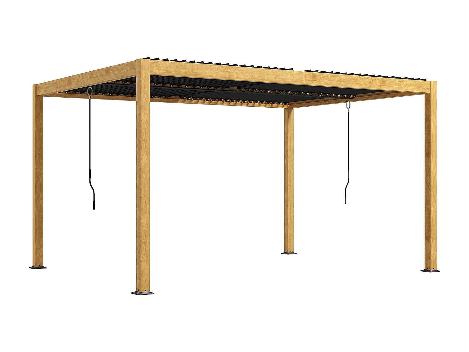 Pergola 3 x 4 m bioclimatique style contemporain alu