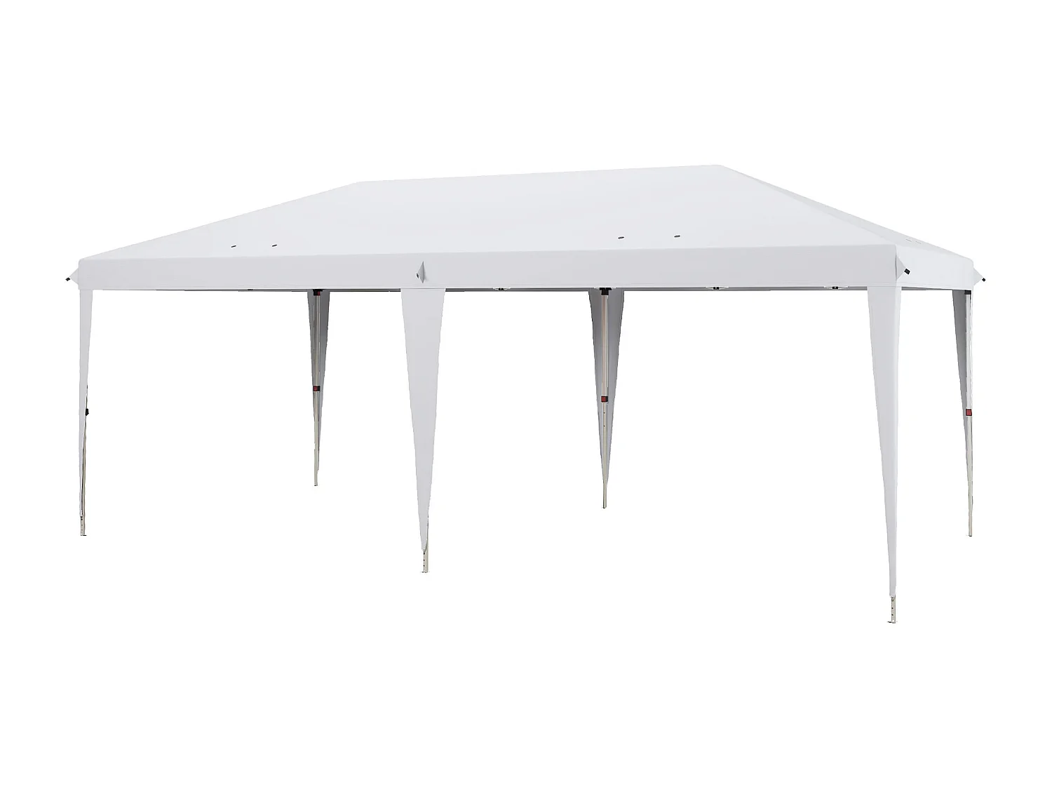 Tonnelle barnum de jardin pop-up pliant 5,85L x 2,95l x 2,7H m sac inclus acier époxy oxford haute densité blanc