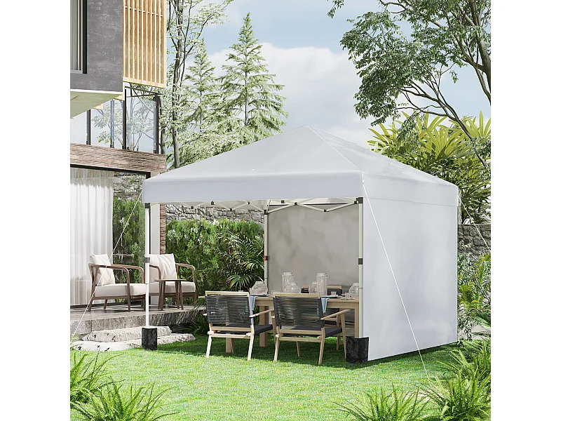 Tonnelle barnum pop-up UV 30+ sac transport inclus gris