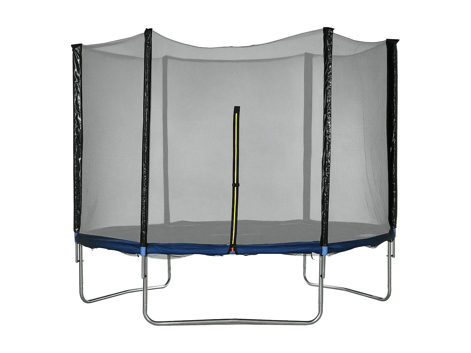 Trampoline d'extérieur Ø 305 cm avec filet de sécurité, poteaux rembourrés et échelle