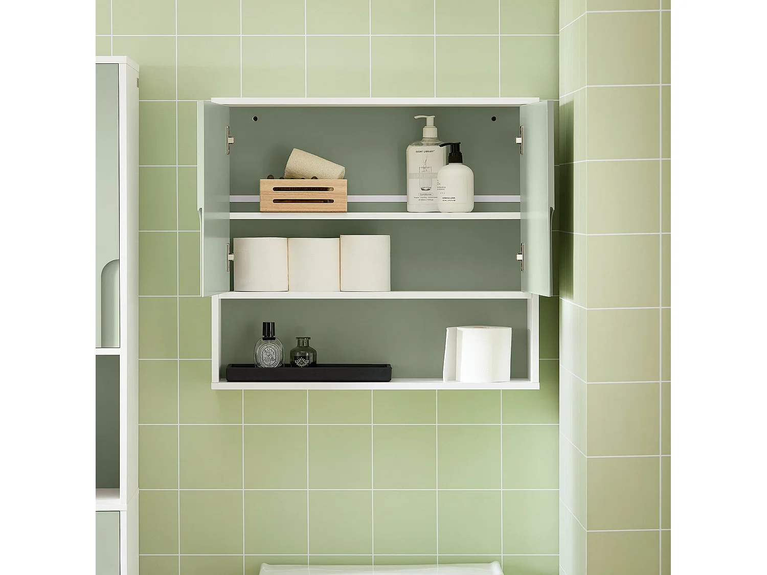 Szafka wisząca łazienkowa ścienna BZR140-GR