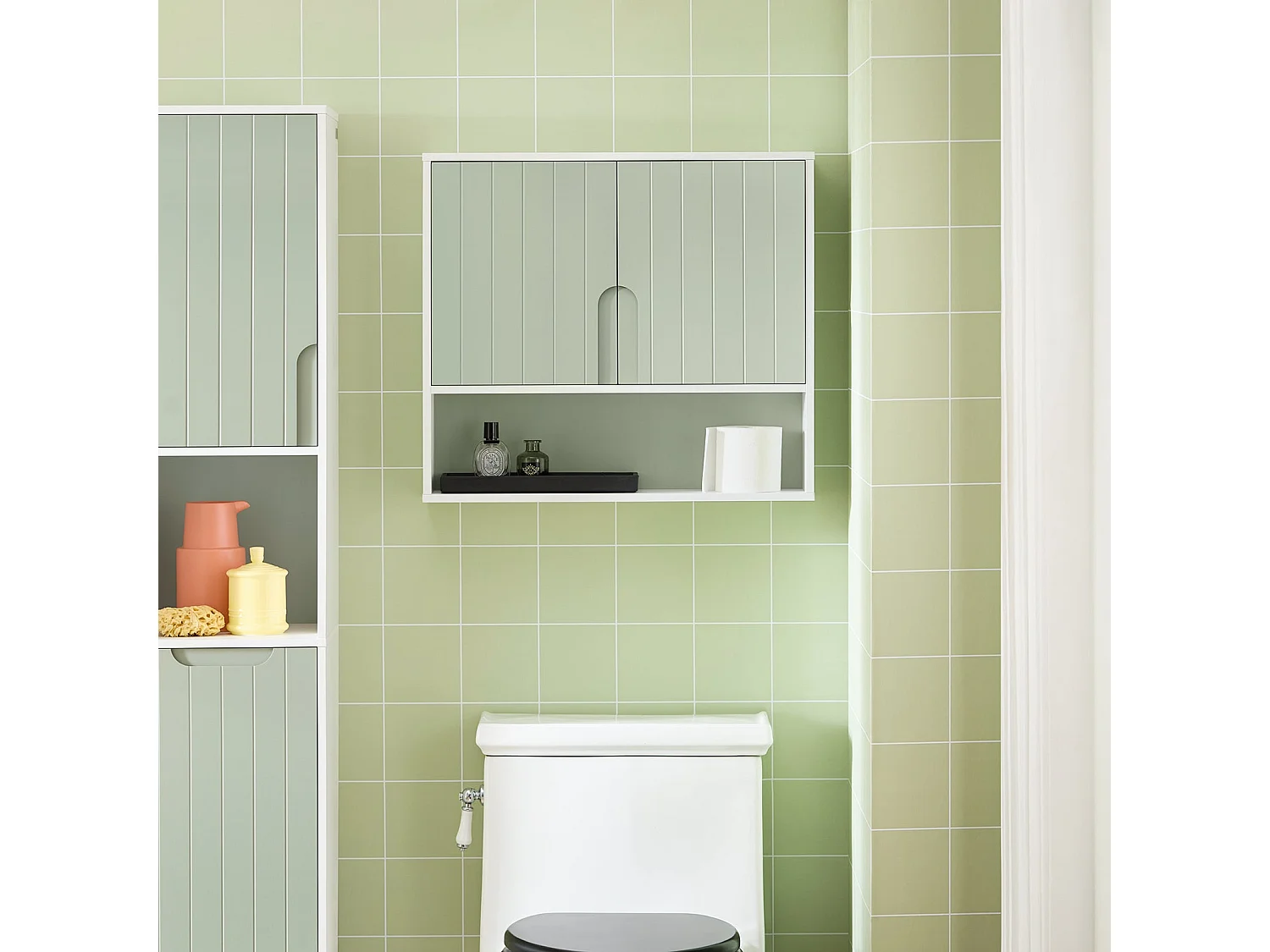 Szafka wisząca łazienkowa ścienna BZR140-GR