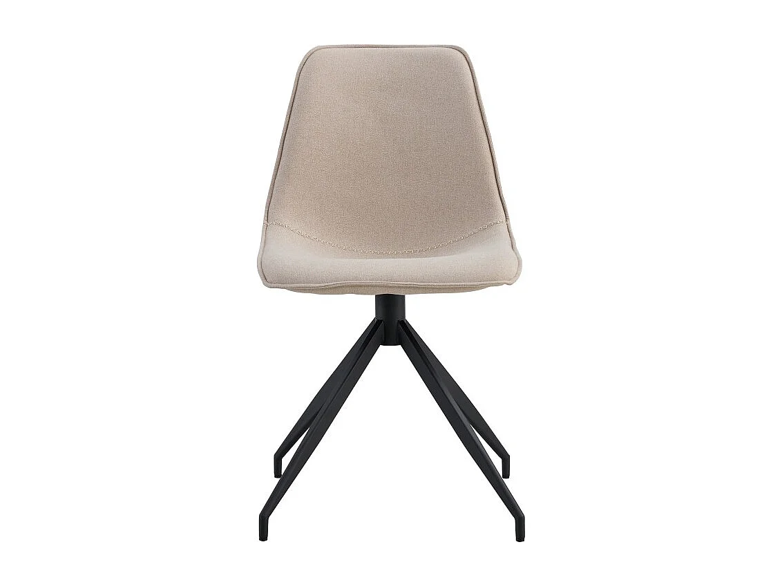 Monaco Esszimmerstuhl Drehfunktion sandfarben.