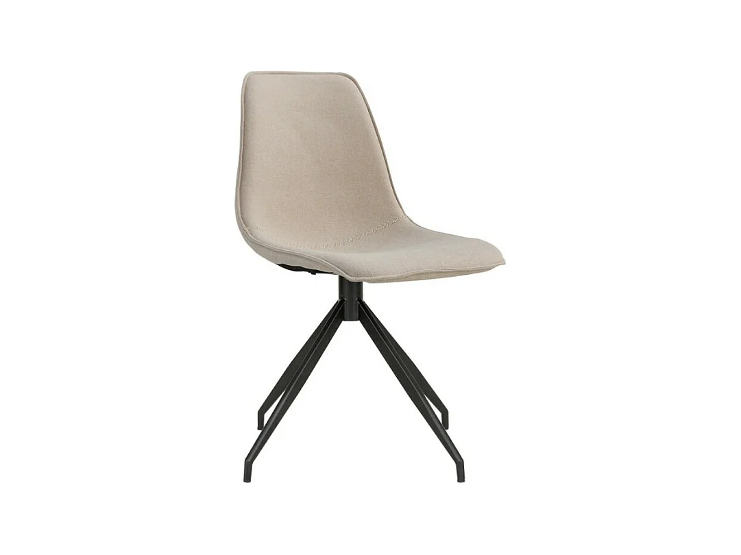 Monaco chaise de salle à manger fonction pivotante sable.