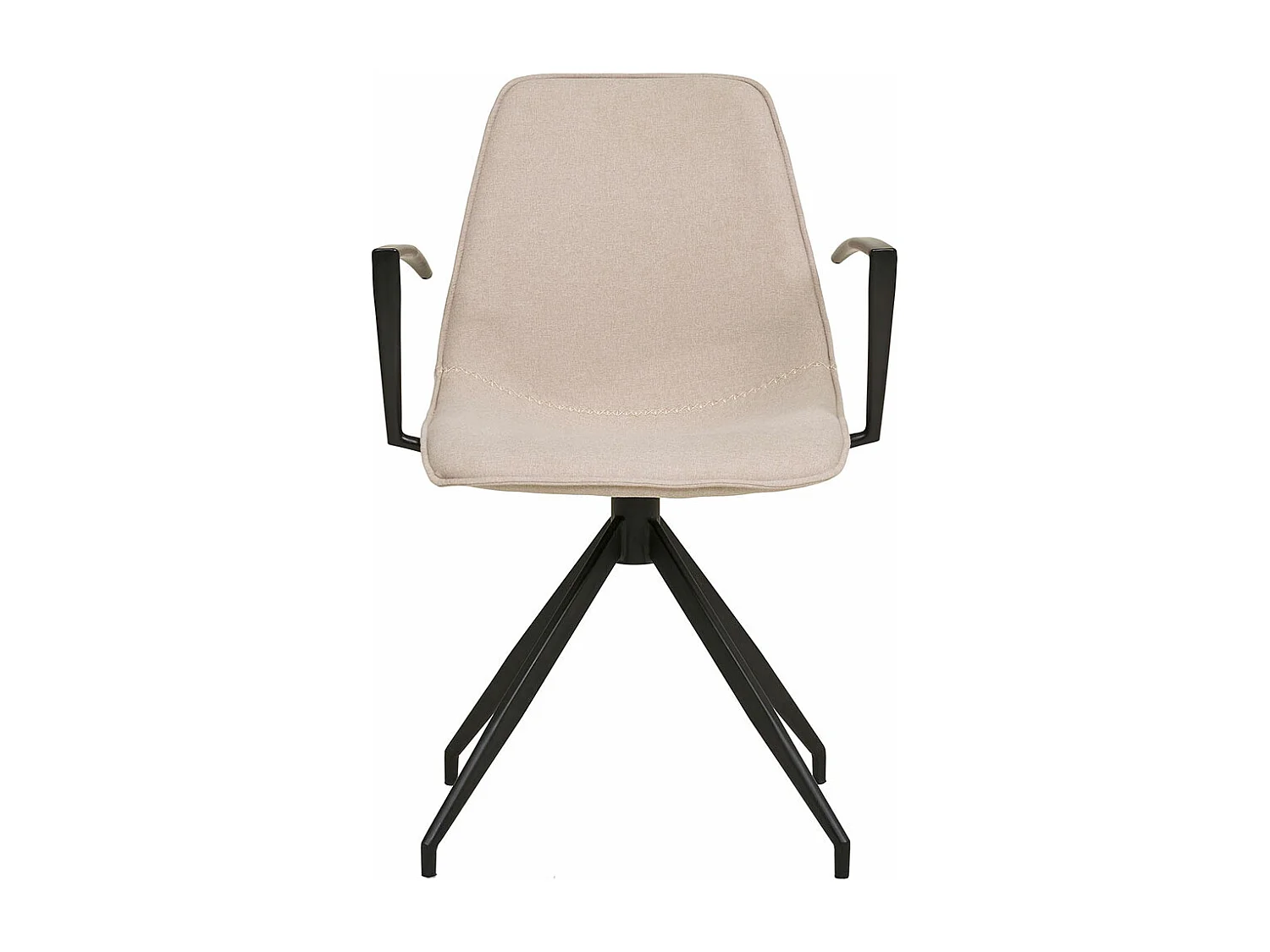 Monaco chaise de salle à manger fonction pivotante sable.