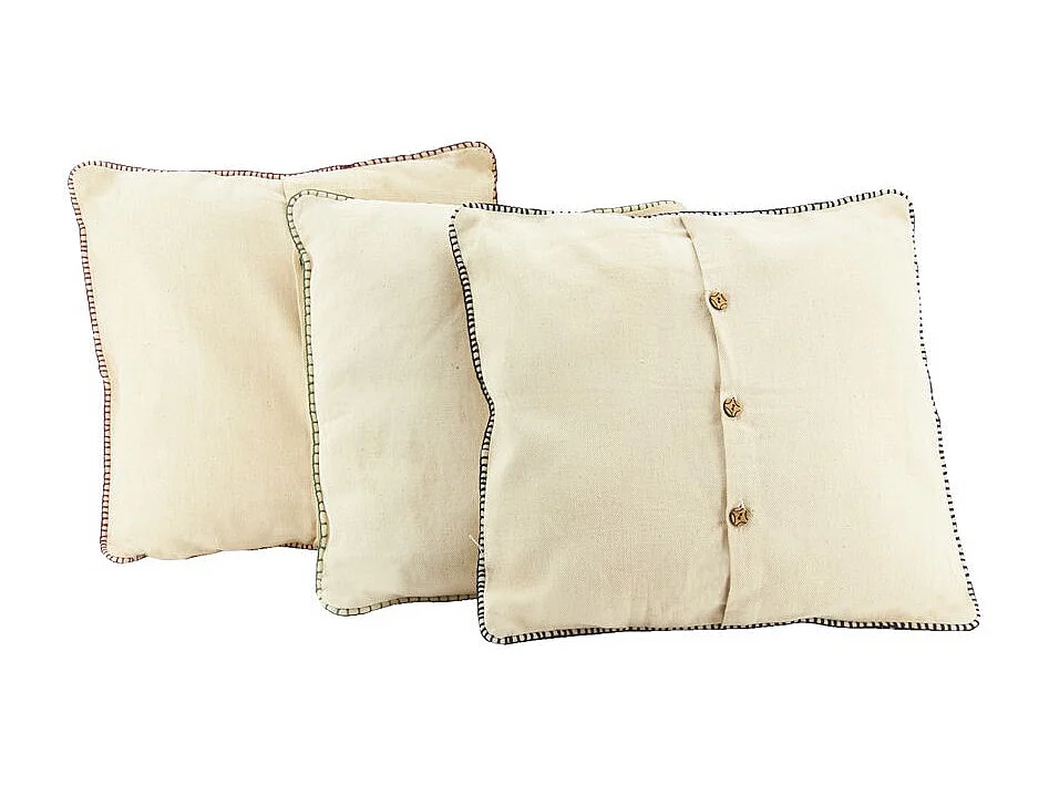 Coussin en coton (Lot de 3)
