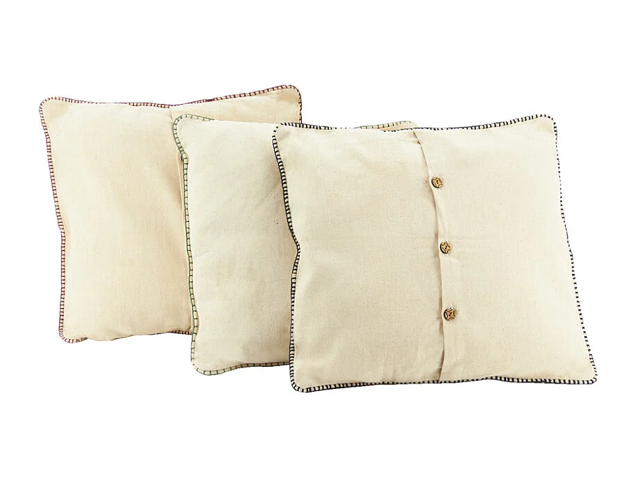 Coussin en coton (Lot de 3)