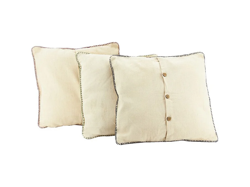 Coussin en coton (Lot de 3)