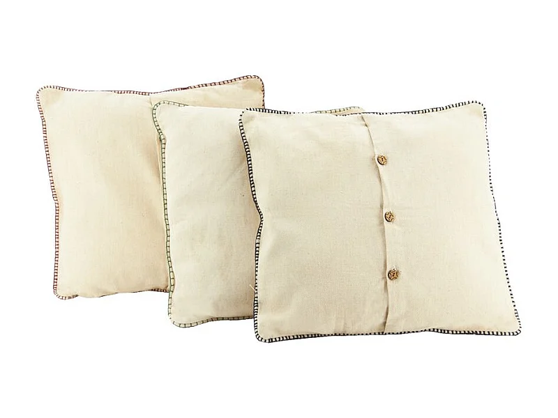 Coussin en coton (Lot de 3)