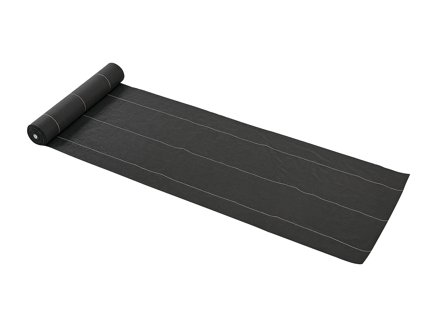 Toile de paillage - toile anti mauvaises herbes 130 g/m² - indéchirable perméable à l'eau anti UV - PP noir vert