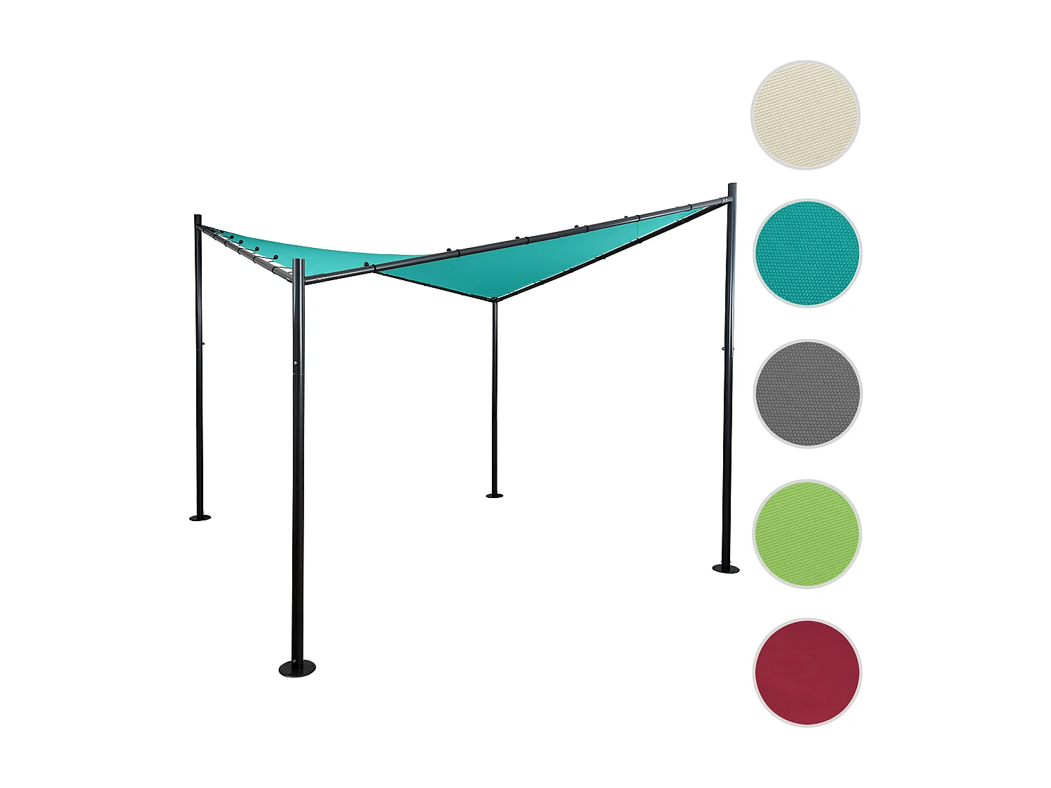 Pergola MCW-A41 II, 4x4m türkis
