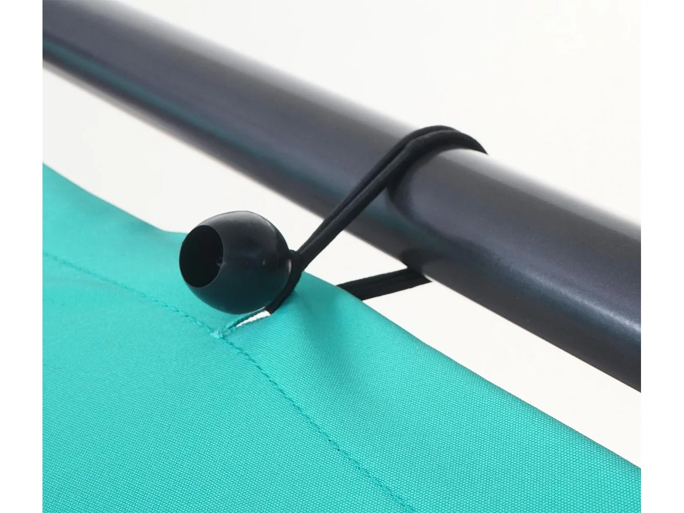 Gazebo pergola MCW-A41 acciaio poliestere ~ 4x4m azzurro