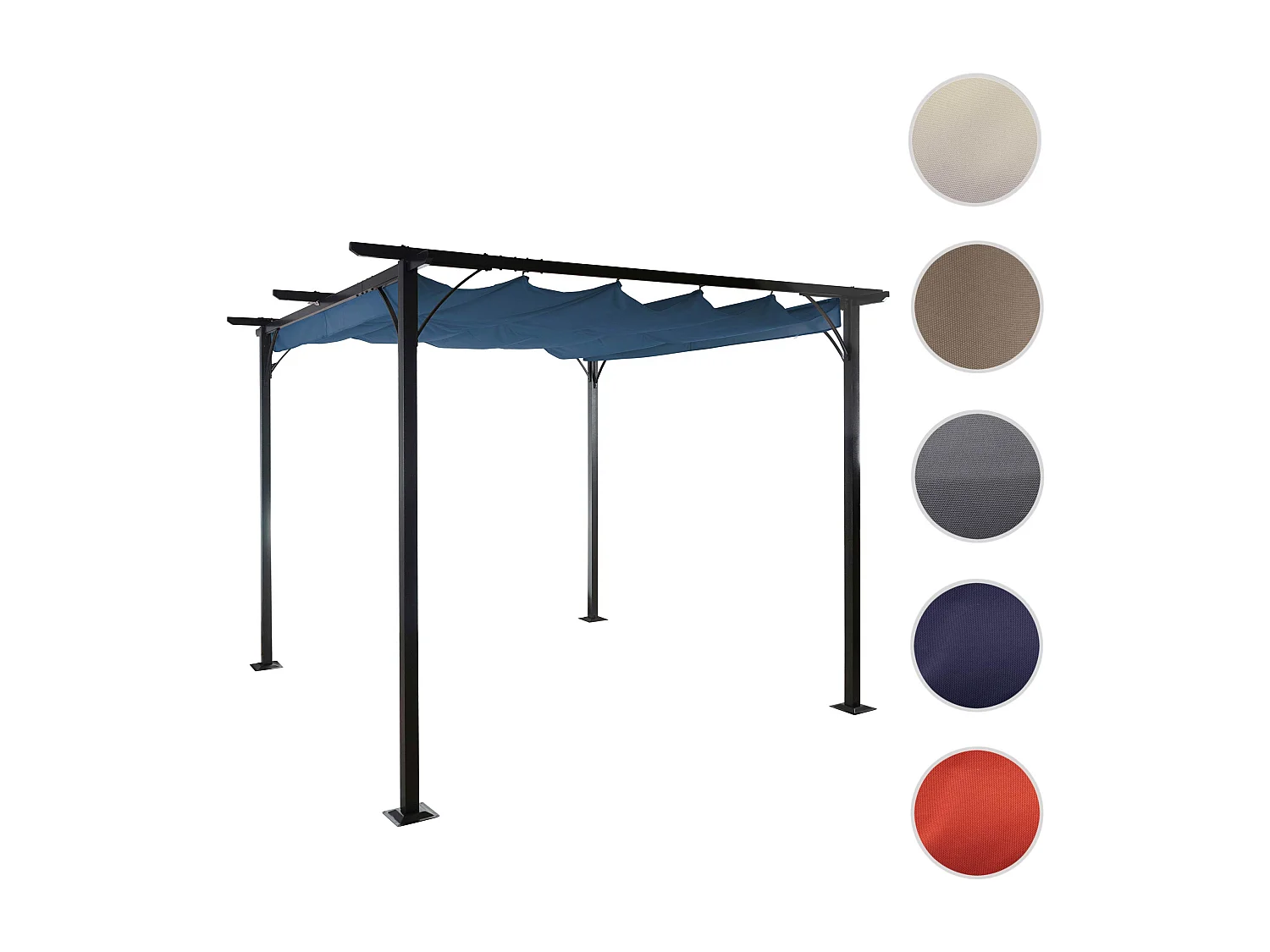 Pergola MCW-C42,  3x3 m, blå