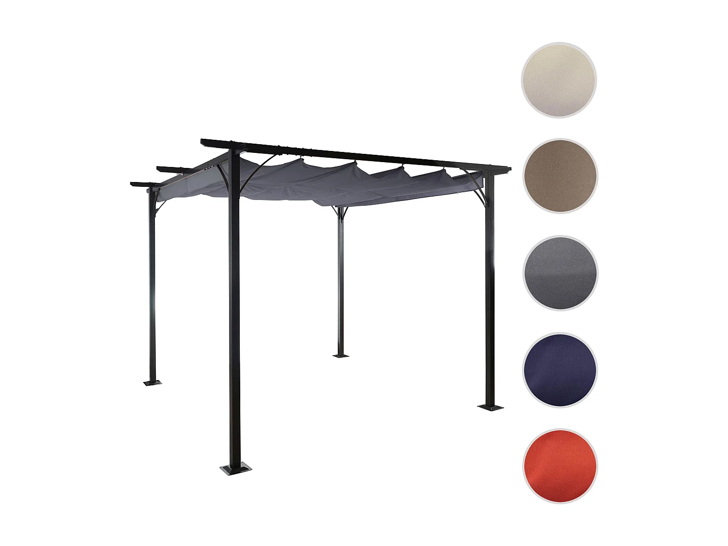 Pergola MCW-C42,  3x3 m, grå