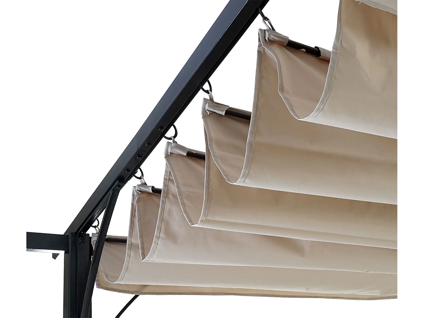 Pergola MCW-C42,  3x3 m, cremefarvet