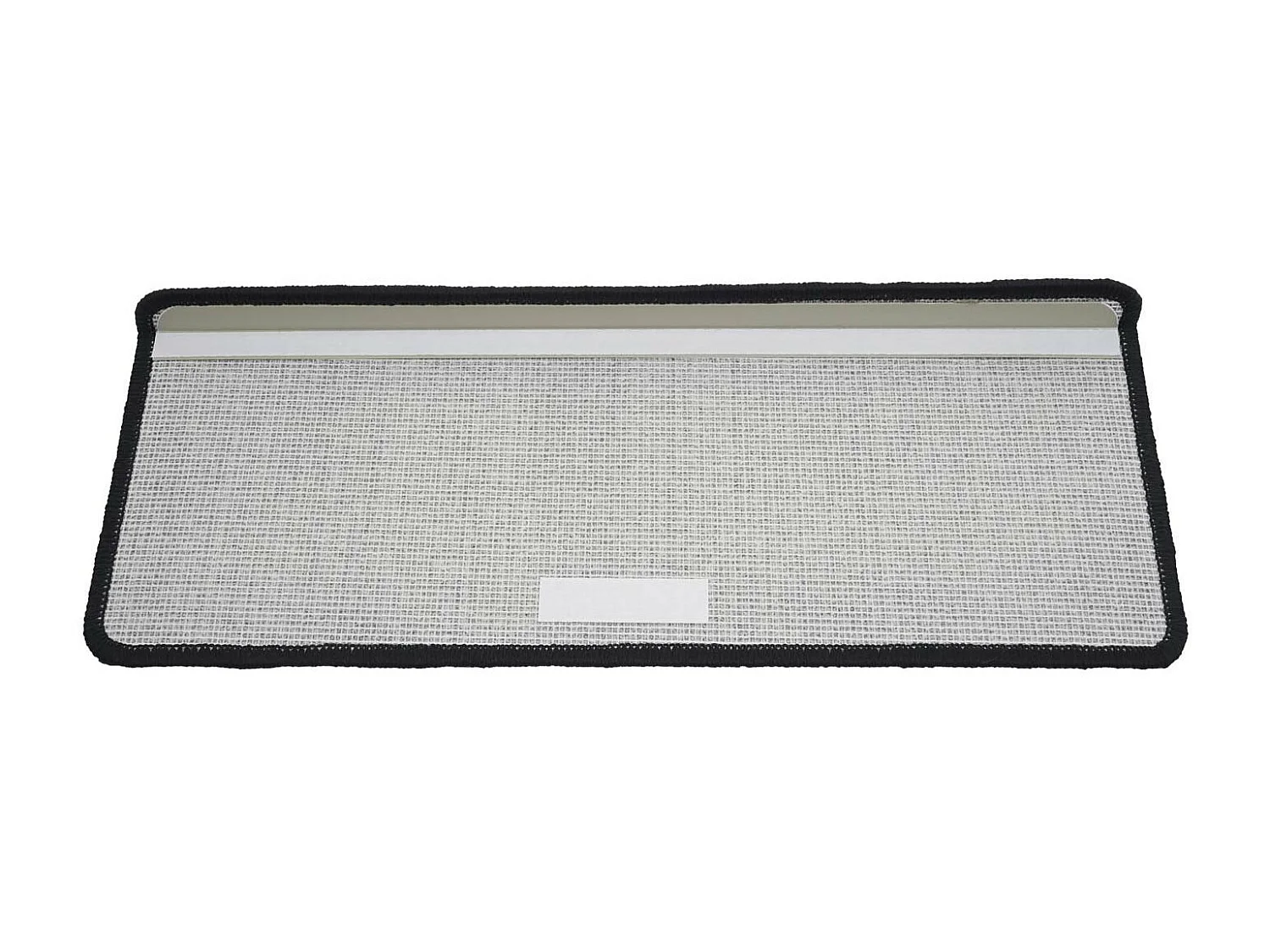 Tapete de degraus MCW-G49 (conjunto de 15),  retangular, preto-antracite