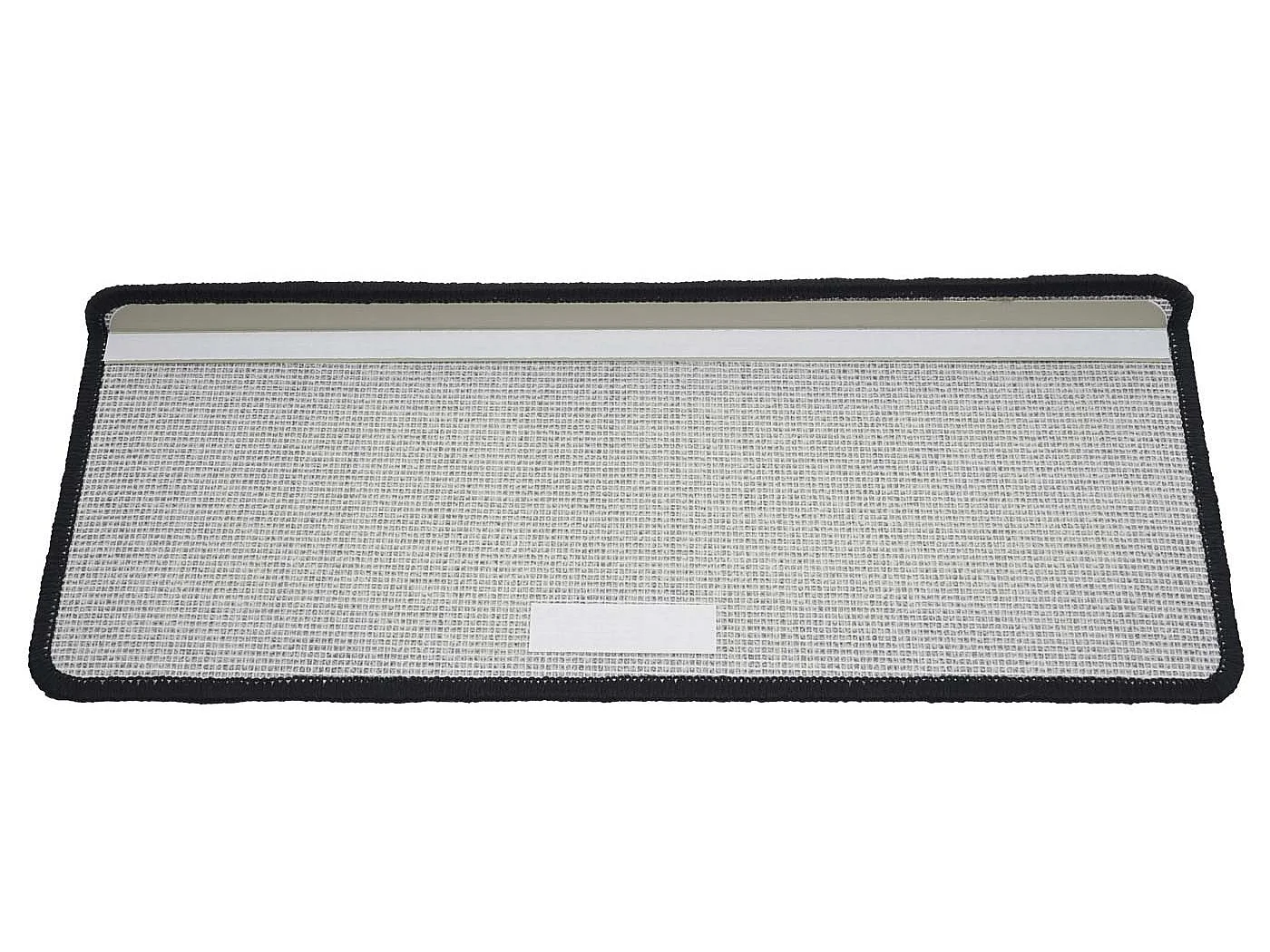 MCW-G49 stair mat (set of 15),  rectangular, black and anthracite