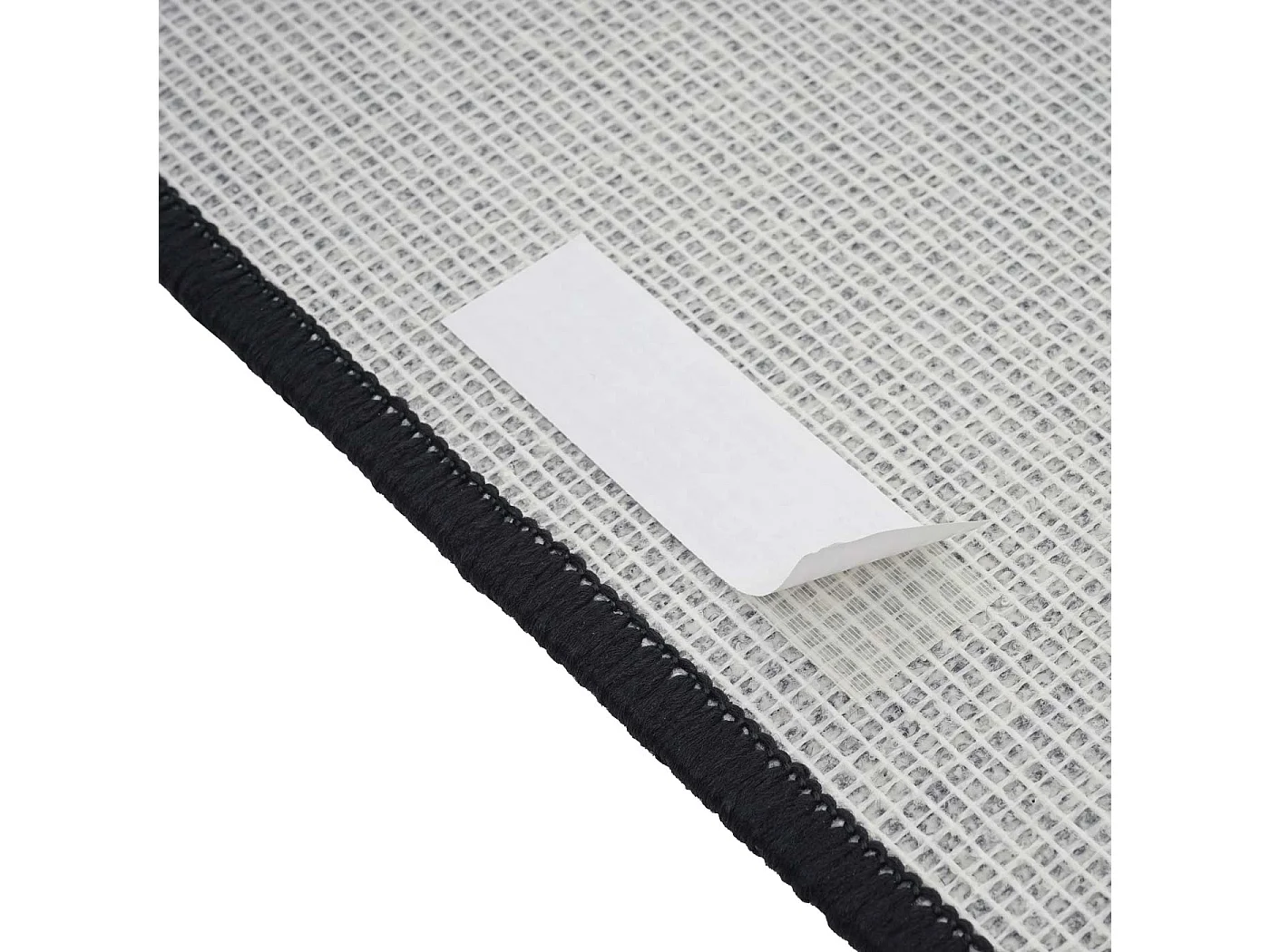MCW-G49 stair mat (set of 15),  rectangular, black and anthracite