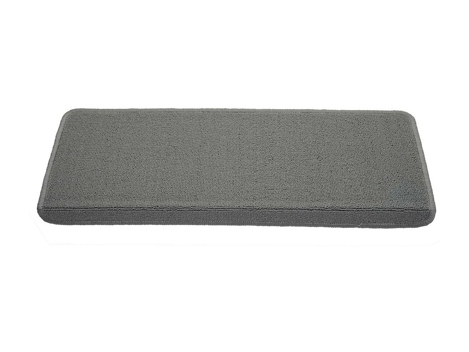 MCW-G49 stair mat (set of 15),  rectangular, grey