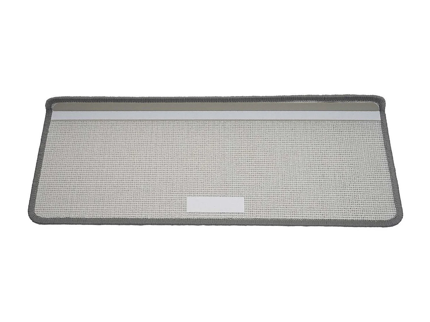 MCW-G49 stair mat (set of 15),  rectangular, grey