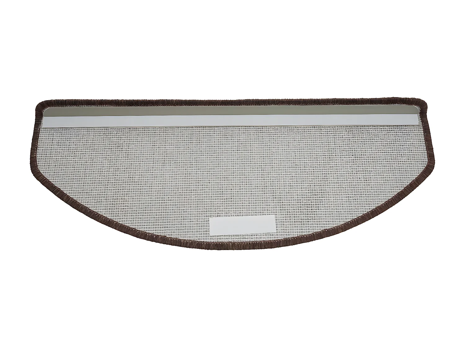 Tapete de degraus MCW-G49 (conjunto de 15),  meio redondo, castanho