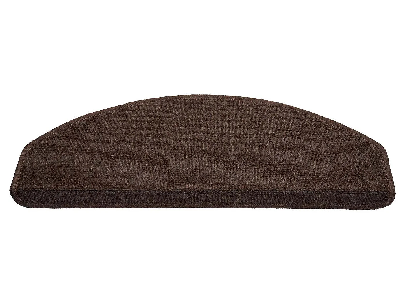 MCW-G49 stair mat (set of 15),  semi-circular, brown