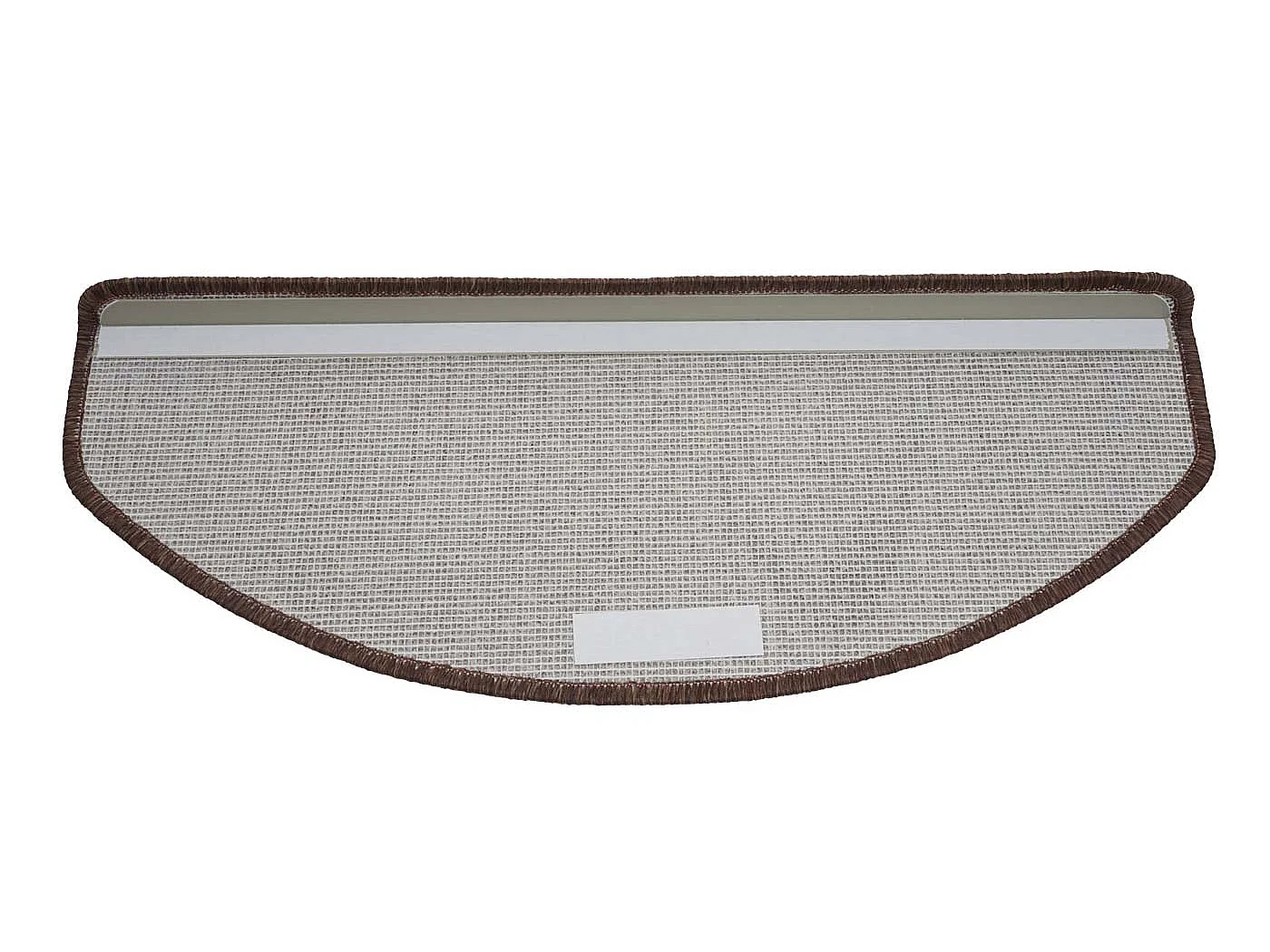 MCW-G49 stair mat (set of 15),  semi-circular, brown