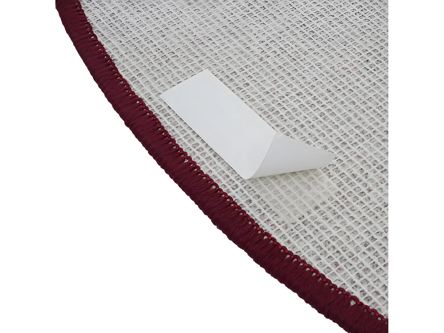 Traptredenmat MCW-G49 (set van 15),  halfrond, bordeaux