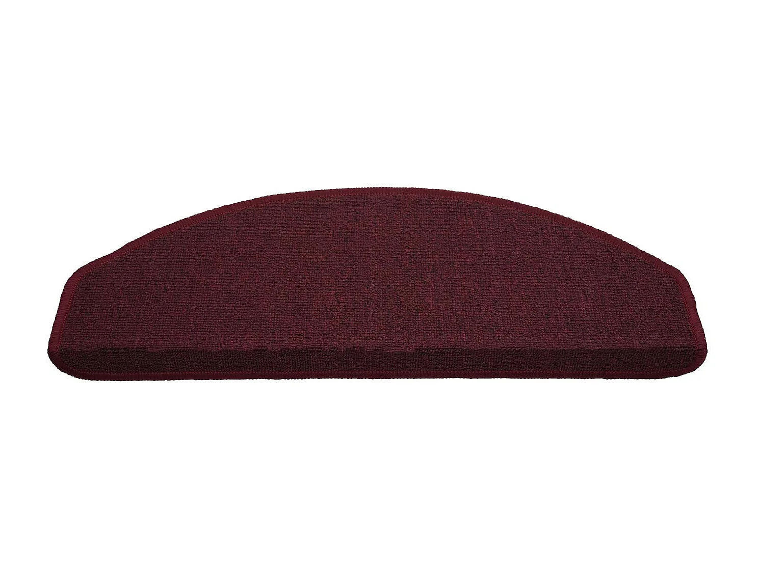 MCW-G49 stair mat (set of 15),  semi-circular, burgundy