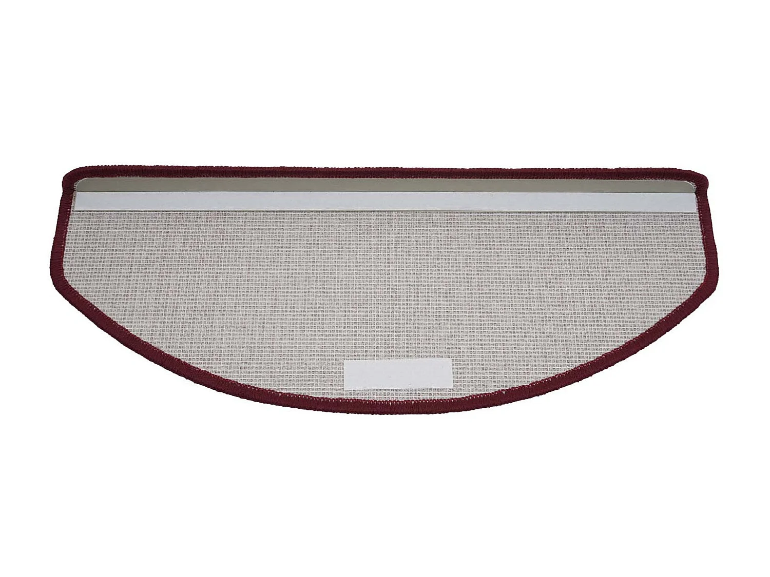 MCW-G49 stair mat (set of 15),  semi-circular, burgundy